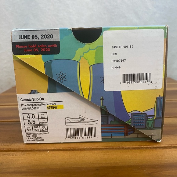 Vans - Off the Wall - Simpsons Slip-ons - M 4/W 5.5 - Picture 15 of 15